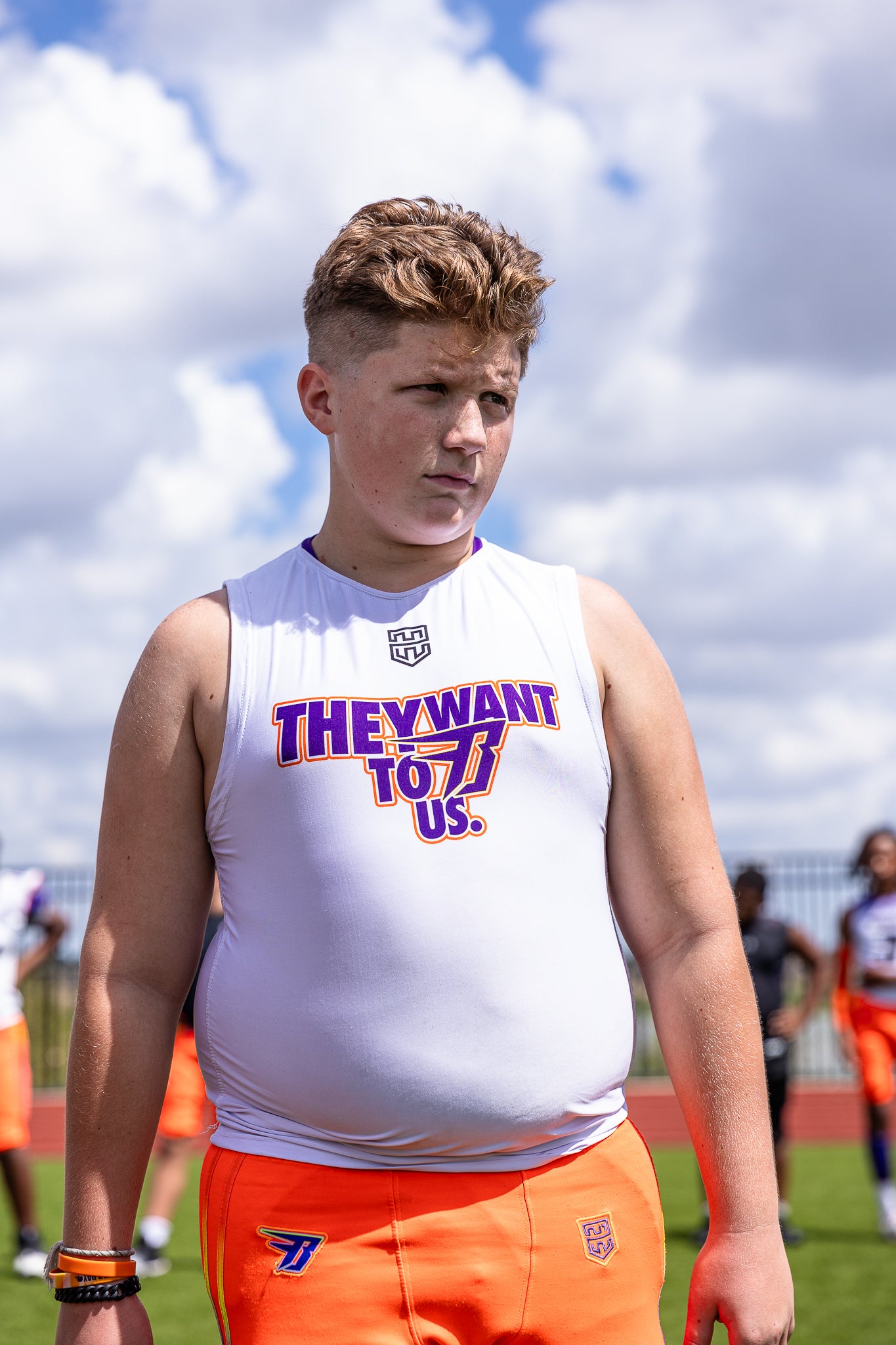 "They Want To B US" Compression Top