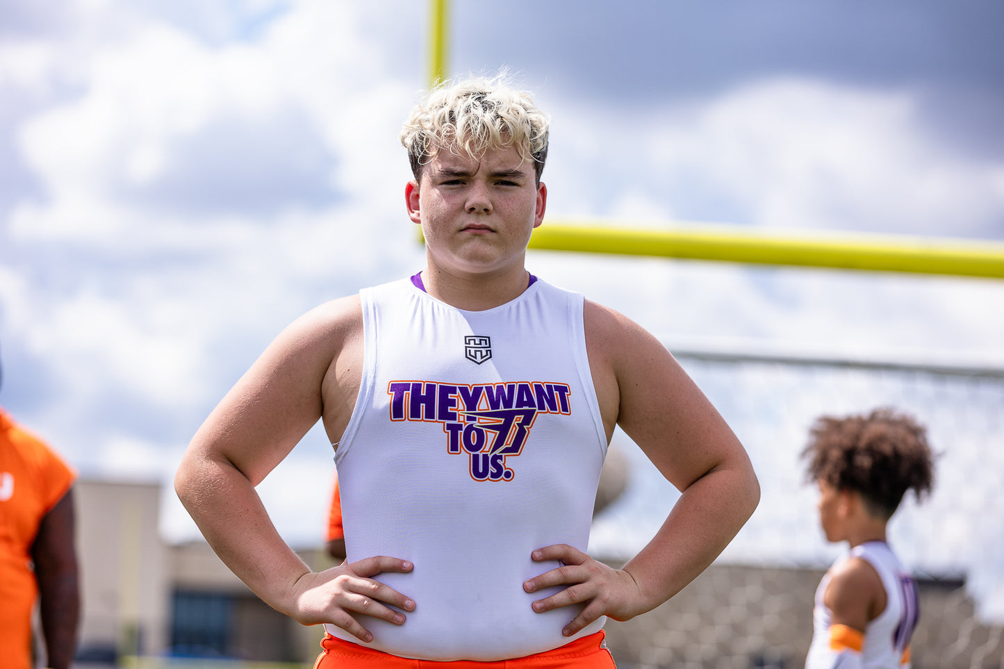 "They Want To B US" Compression Top