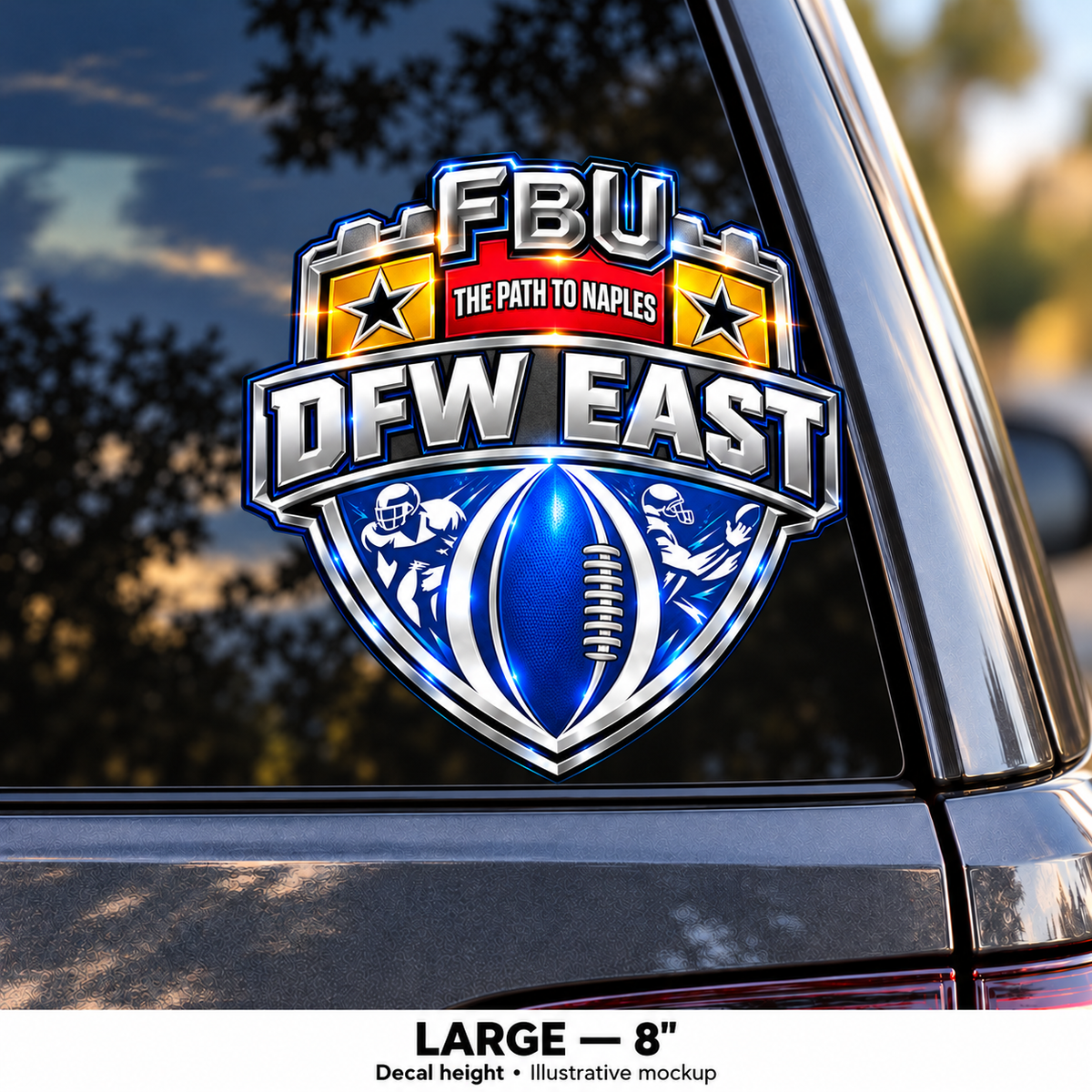 FBU DFW East Shield Decal