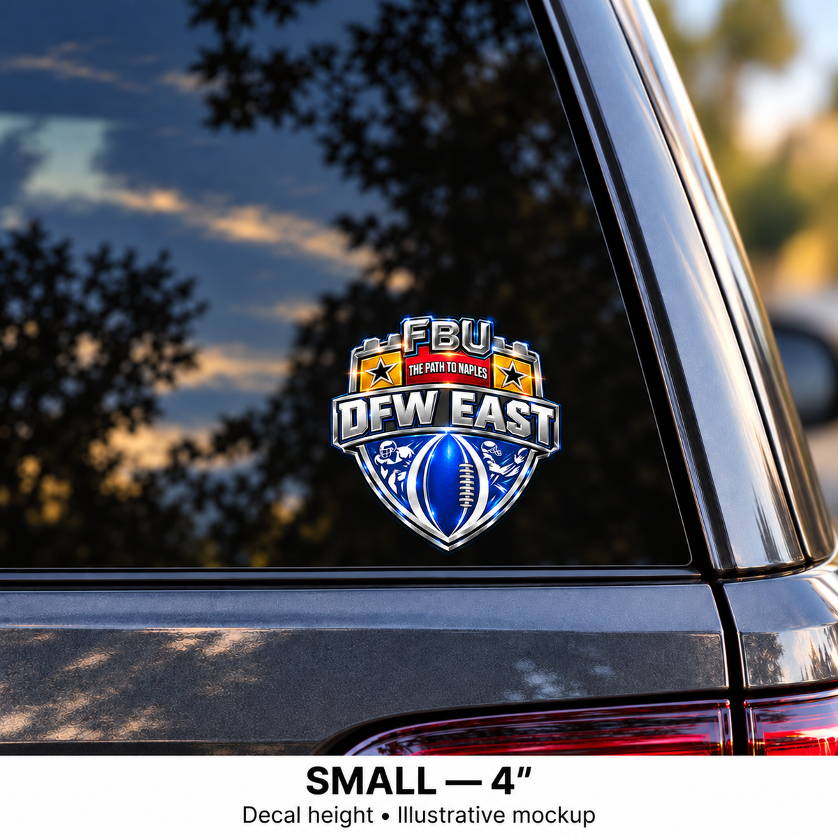 FBU DFW East Shield Decal